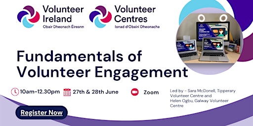 Fundamentals of Volunteer Engagement (June 27th  & 28th) primary image