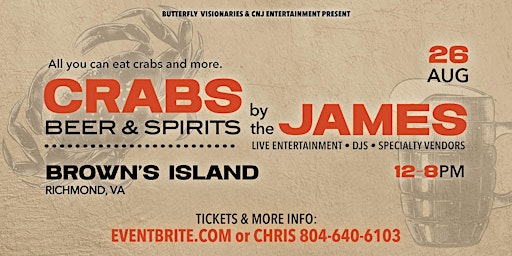 4th Annual Crabs, Beer & Spirits  by the James