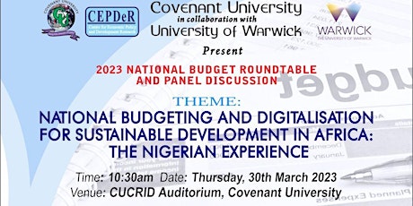 2023 National Budget Roundtable & Panel Discussion