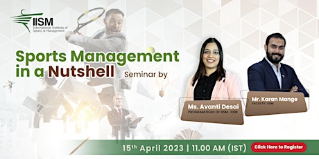 Seminar on Sports Management in a Nutshell-IISM Mumbai