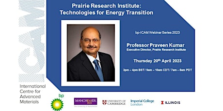 Prairie Research Institute: Technologies for Energy Transition