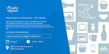 Studio Digitaal - Info Sessie - Digital Sprint Antwerpen