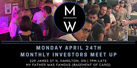 Monthly Investors Meet-Up - Mon April 24th, 2023
