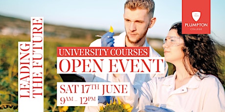 Hauptbild für Plumpton College Open Event - University Courses
