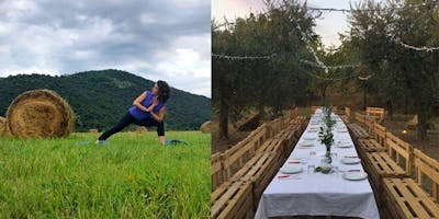 Yoga e Cena tra gli ulivi sotto le stelle Yoga e Cena tra gli ulivi sotto le stelle
