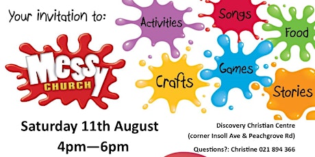 "Messy Church" - a family event with food, activities and fun!  primary image