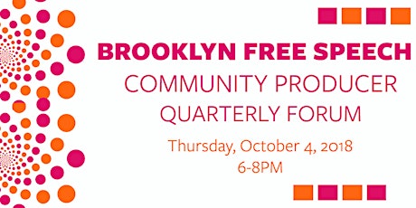 Community Producer Quarterly Meeting: October 2018 primary image