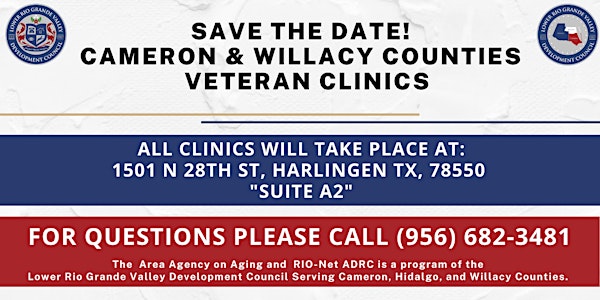 Informational Veteran Clinics (Cameron & Willacy Counties)