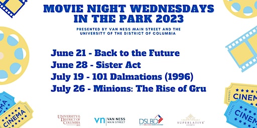 Back to the Future: Movie Night in the Park at the UDC Amphitheater primary image
