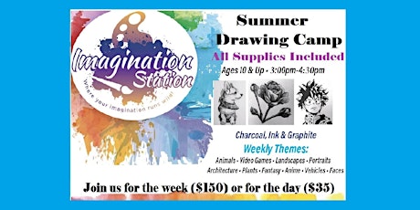 Drawing Summer Camp for the week (Mon-Fri)