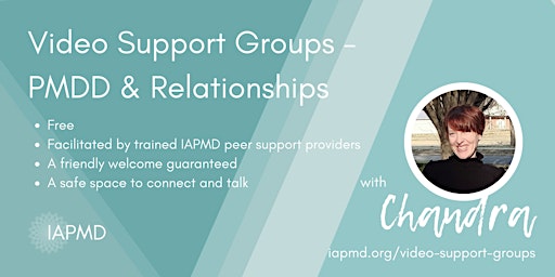 Imagen principal de IAPMD Peer Support For PMDD/PME - Chandra's Group (PMDD & Relationships)