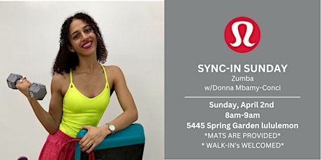 Sync-In Sunday: Zumba /w Donna Mbamy-Conci