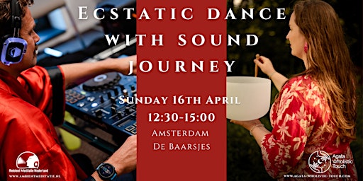Ecstatic Dance with Sound Journey, Sunday 16th April, Amsterdam West