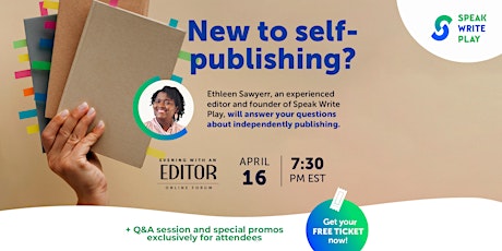 Evening with an Editor -  FREE forum for Indie Authors