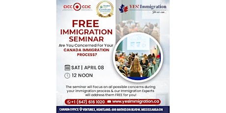 Free Immigration Seminar - Mississauga/Brampton