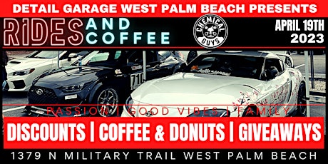 Detail Garage West Palm Beach Presents Rides and Coffee
