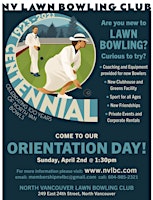 North Vancouver Lawn Bowling Club Orientation Day