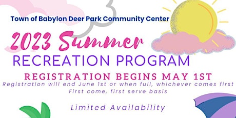2023 Summer Recreation Program Registration & Payment primary image