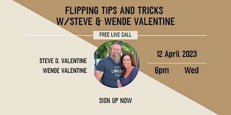 Flipping Tips and Tricks with Steve & Wende Valentine