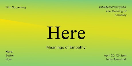 Here: Meanings of Empathy