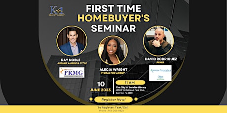 First Time Home Buyer's Seminar