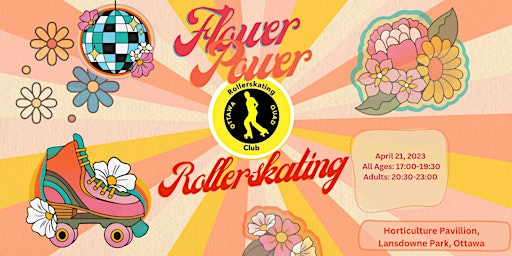 Flower Power 2023 Roller Party - All Ages Session primary image
