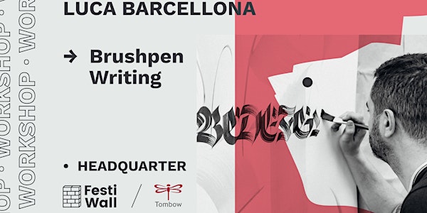  FestiWall 2018 Luca Barcellona Brushpen Writing | Workshop di Calligrafia