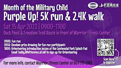 Month of the Military Child Purple Up! 5k and 2.4k