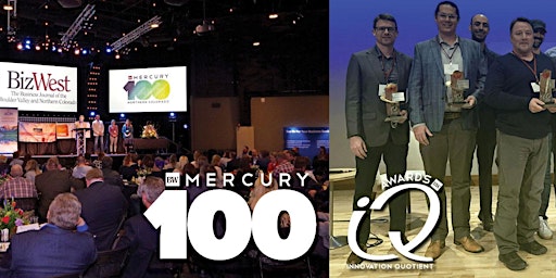 Image principale de Mercury 100 and IQ Awards, presented by BizWest