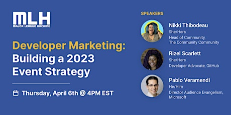 Developer Marketing: Building a 2023 Event Strategy