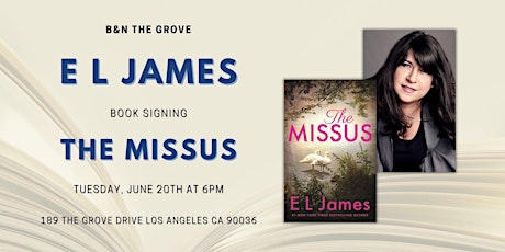 E L James signs THE MISSUS at B&N The Grove