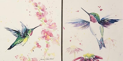 "Hummingbirds" Watercolour Workshop with Janice Keirstead Hennig