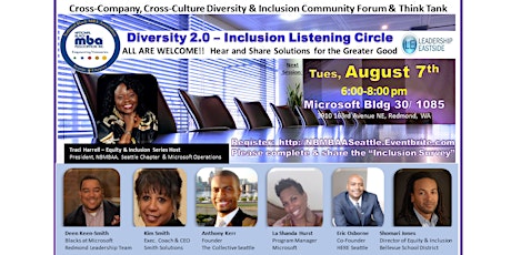 Diversity 2.0 - "Inclusion" Listening Circle, Panel & Survey  primary image