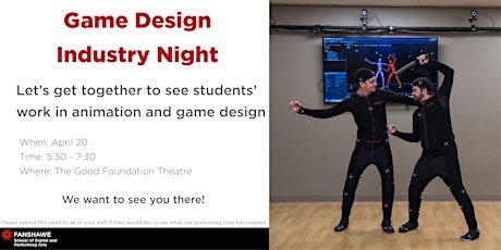 Hauptbild für Game Design Industry Night 2023