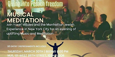 Diving Into Pesach Freedom: Musical Meditation with Yosef Wildes primary image