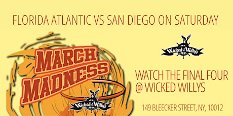 Florida Atlantic vs. San Diego State @ Wicked Willy's