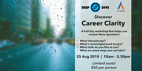 Discover Career Clarity (25 Aug 2018) primary image