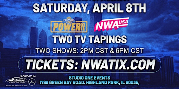 NWA Powerrr/NWA USA Taping 1 (Afternoon) - Saturday, April 8th  2023