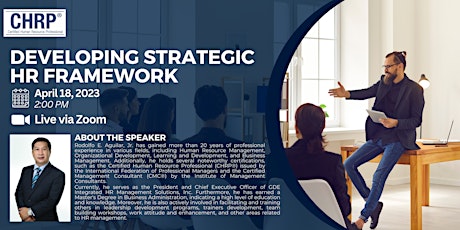 Developing Strategic HR Framework