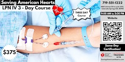 LPN IV Certification Course primary image