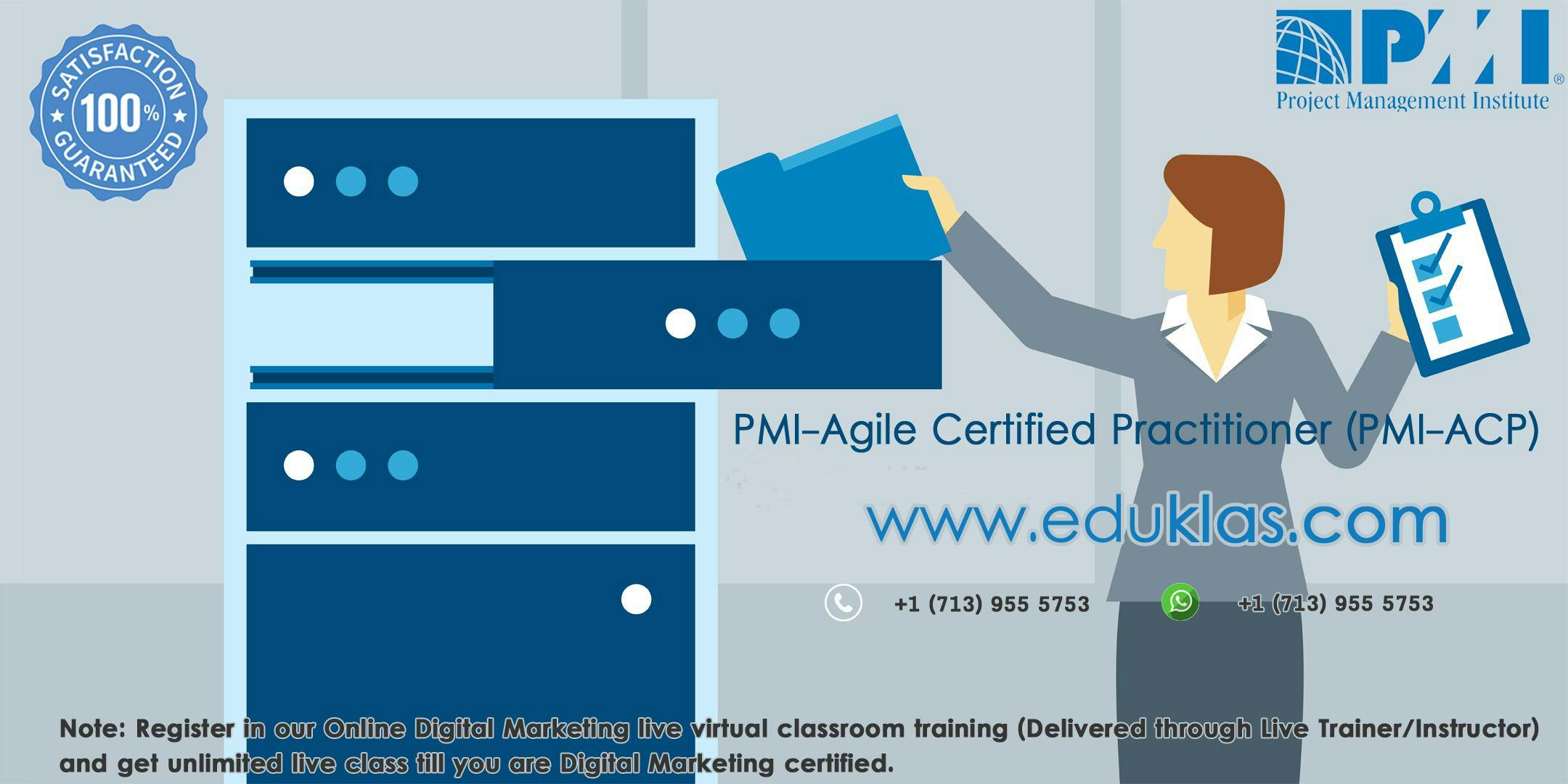 PMI ACP Certification Class | PMI ACP Training | PMI ACP Exam Prep Course | PMI ACP Boot Camp | PMI - Agile Certified Practitioner (ACP) Training in Birmingham, AL | Eduklas