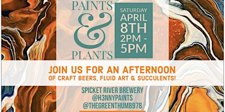 Sip & Paint: PAINTS & PLANTS at Spicket River Brewery