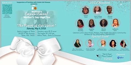 2nd Annual Women's "Empowerment" Mother's Day High Tea