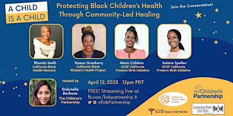 LIVESTREAM Protecting Black Children’s Health Through Community-Led Healing