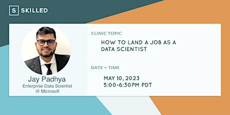 How to Land a Job as a Data Scientist primary image
