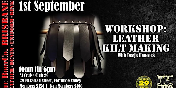 Workshop: Kilt Making