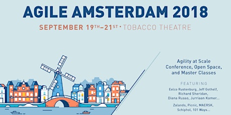 Primaire afbeelding van Agile Amsterdam 2018 | September 19-21 | Conference & optional Master Classes