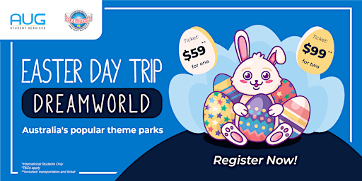 [AUG Brisbane] Easter Day Trip - Dreamworld