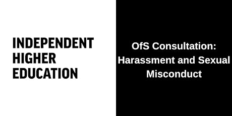 OfS Consultation: Harassment and Sexual Misconduct