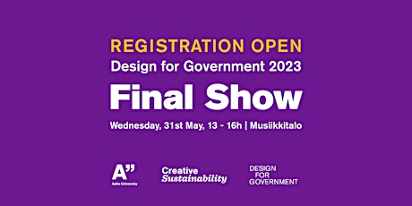Design for Government 2023 - Final Show primary image